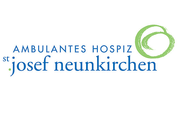 Logo des ambulanten Hospiz St. Josef Neunkirchen mit grünem Kreis und blauem Text